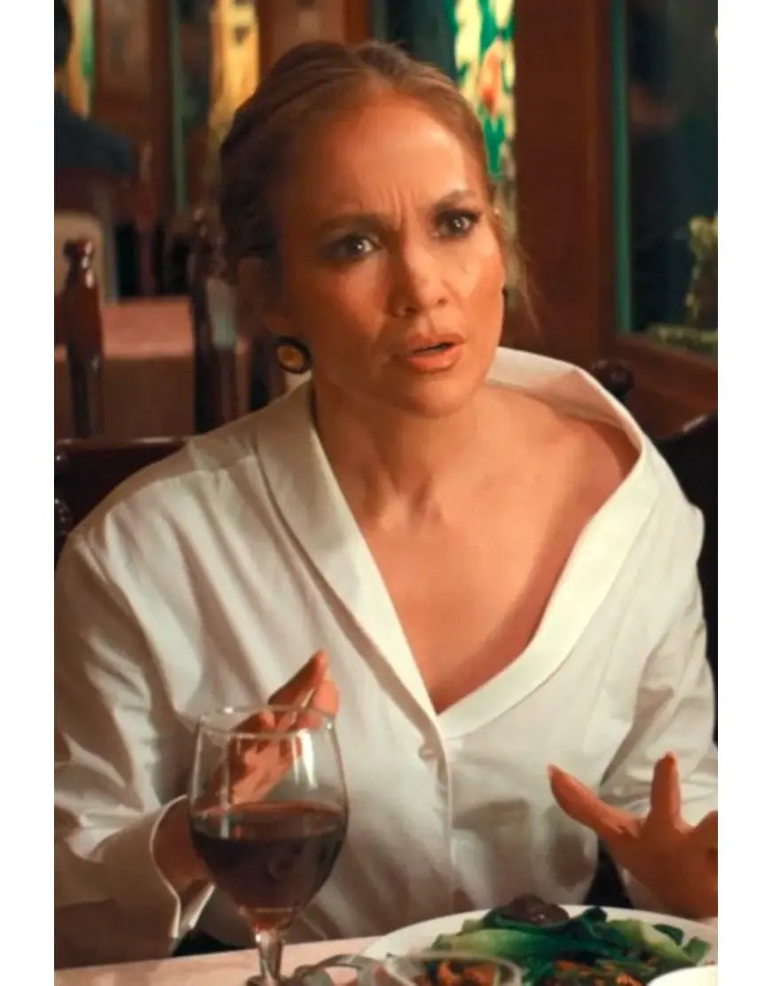 Office Romance 2026 Jennifer Lopez White Shirt WorthVee